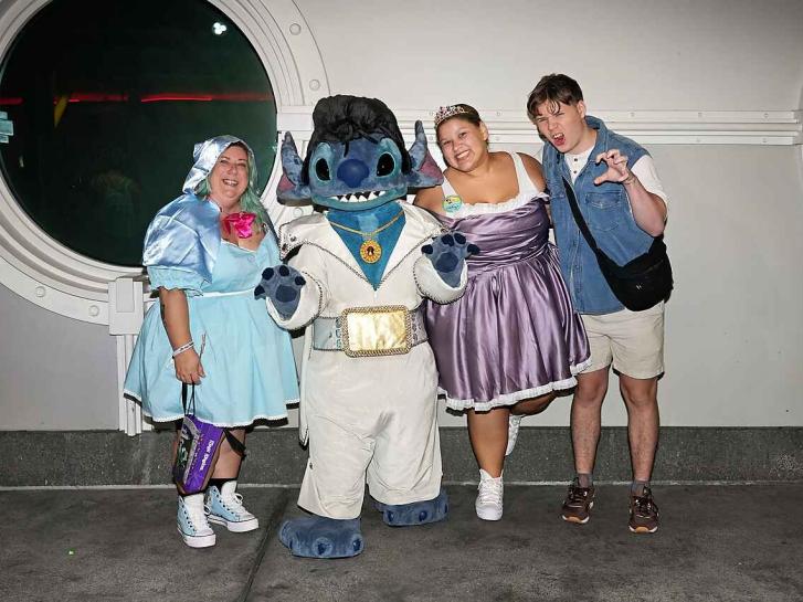 Guest Photo from Rosie: Guests with Stitch dressed as Elvis
