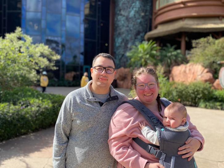 Guest Photo from Alexis Araya-Solis: Guests in front of Animal Kingdom Villas