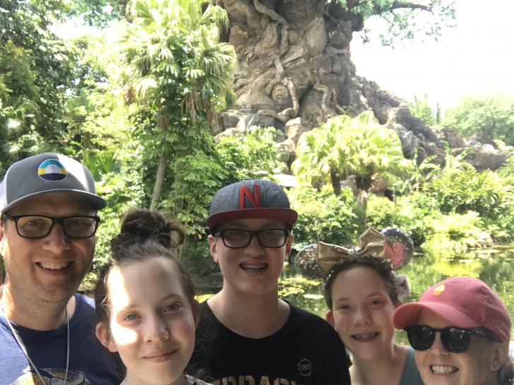 Guest Photo from Katie D.: Guests in front of the Tree of Life at Disney's Animal Kingdom