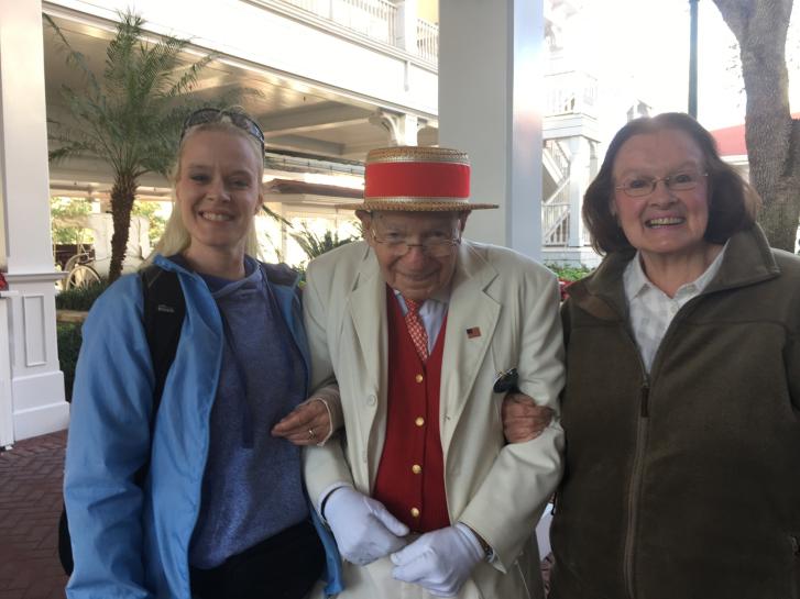 Guest Photo from Lorilee Alexandra Glenat: Guests with Cast Member at Disney's Old Key West