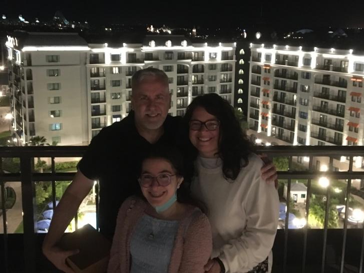 Guest Photo from Guy Olivieri: Guests on balcony at Disney's Riviera resort
