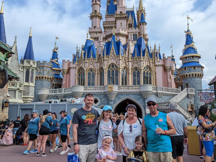 Guest Photo from Kacy Renck: Guests at Cinderella Castle at Magic Kingdom